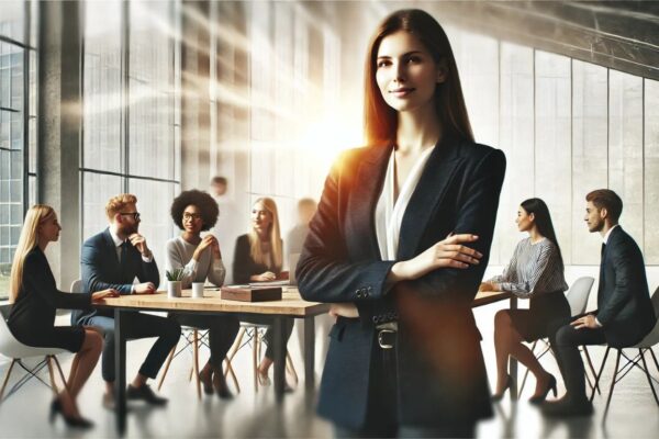 Portrait of Catherine Carabetta in a professional setting, symbolizing leadership and inspiration.