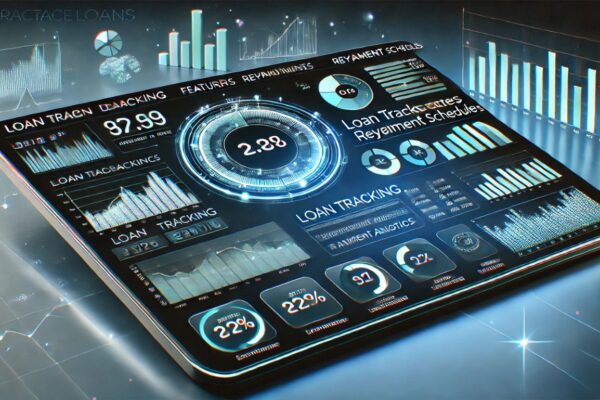 A dynamic dashboard showcasing TraceLoans features in action.